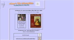 Desktop Screenshot of albertellis.info