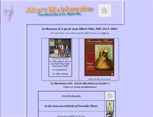 Tablet Screenshot of albertellis.info